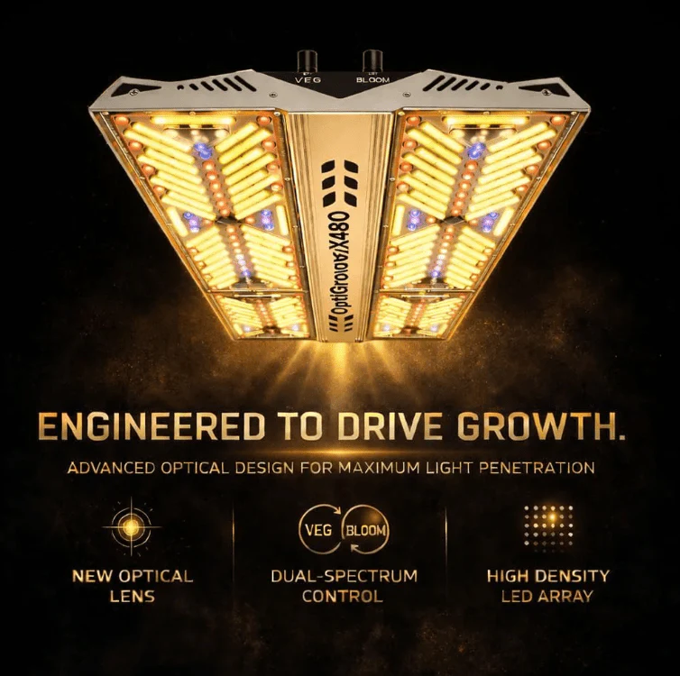 Phovivis OptiGrow X480 440W Full Spectrum LED Grow Light by Hortibloom - Image 5