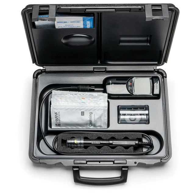 HANNA GroLine Portable Waterproof pH/EC/TDS Meter (High Range) - Image 2