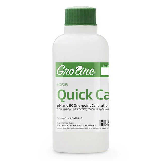 HANNA GroLine Quick Calibration Solution for GroLine pH and EC Meters (120 ml) - Image 2