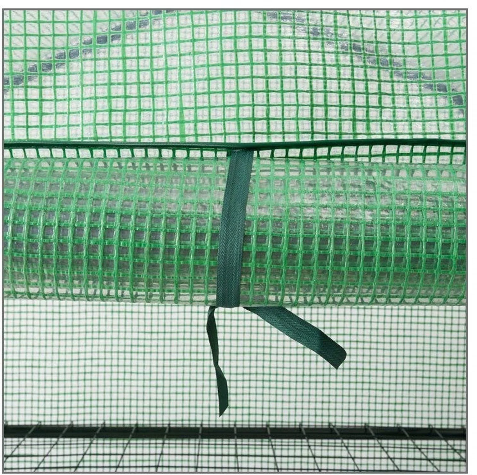 Riverstone 4 Tier Portable Rolling Greenhouse with Clear Cover - Image 5