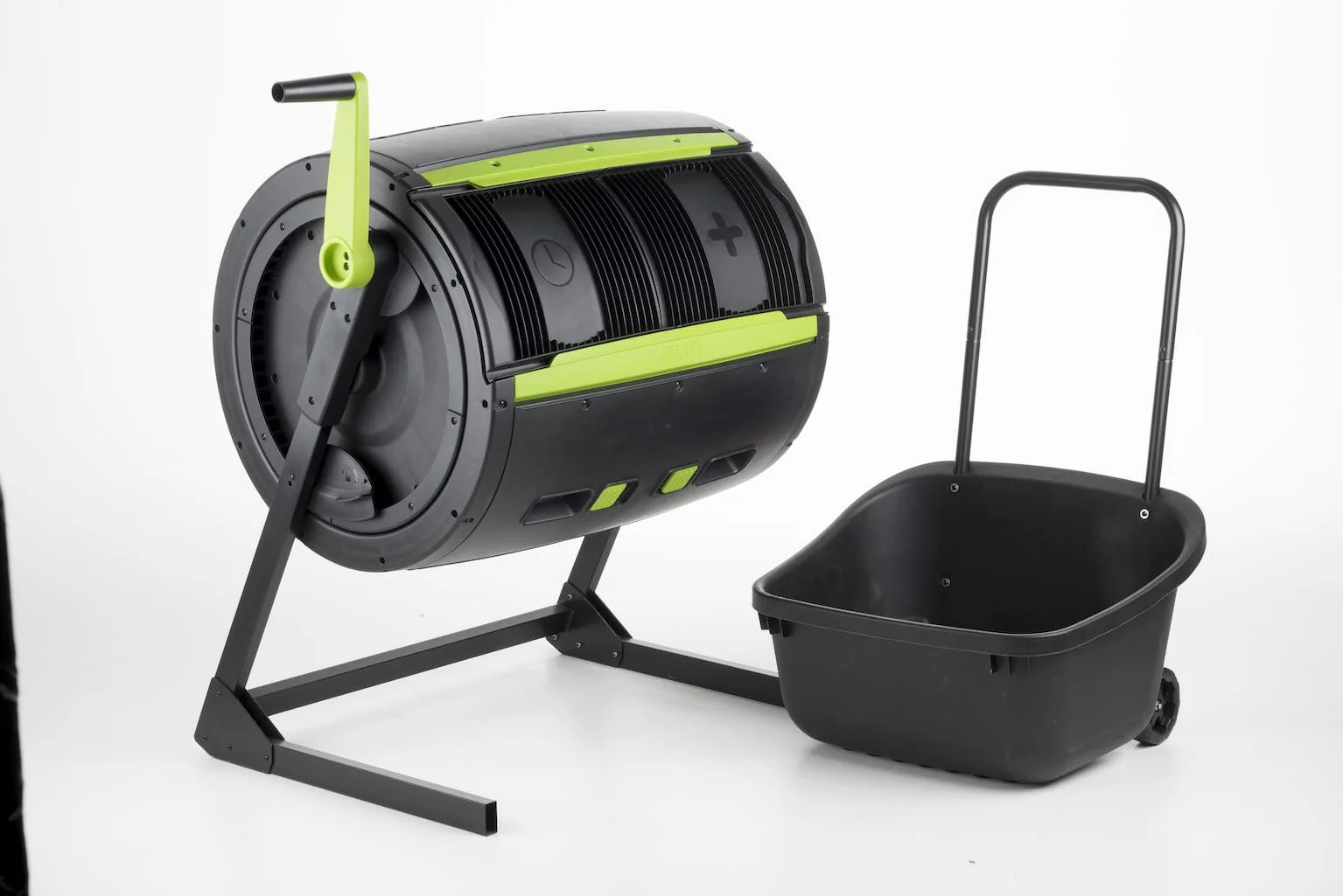 Riverstone MAZE 65 Gallon Compost Tumbler with Cart