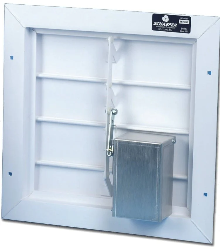 Solexx Motorized Greenhouse Intake Shutter HV-60
