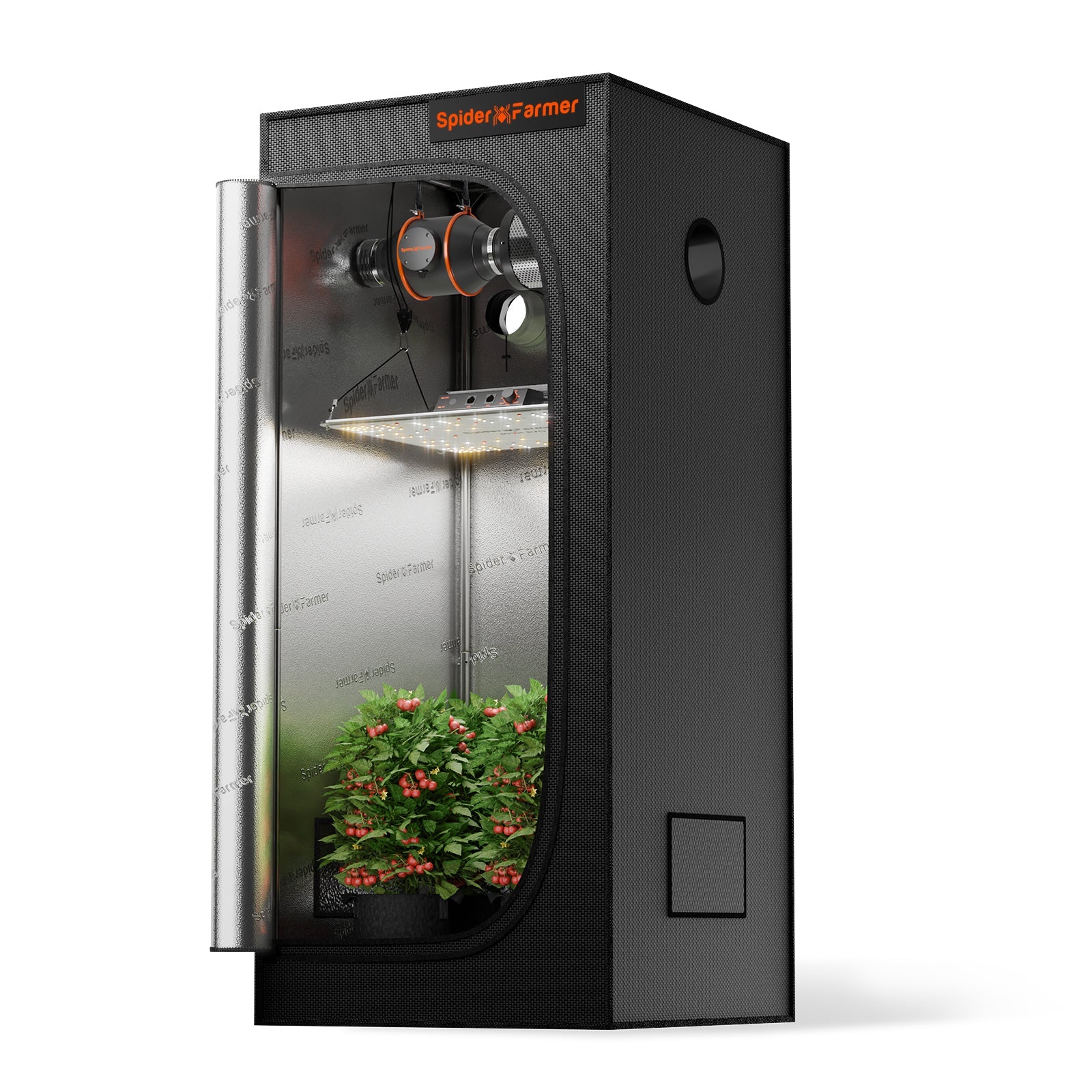 Spider Farmer 2.3’x2.3’x5.2′ 70cm x 70cm x 160cm Indoor Grow Tent - Image 2