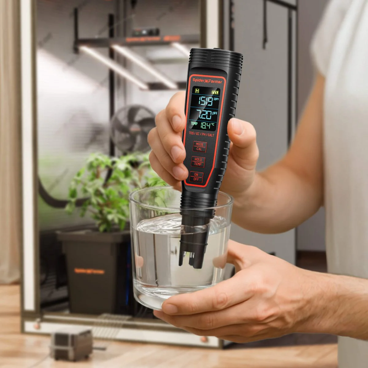 Spider Farmer 5-in-1 pH Hydroponic Meter Kit - Image 5