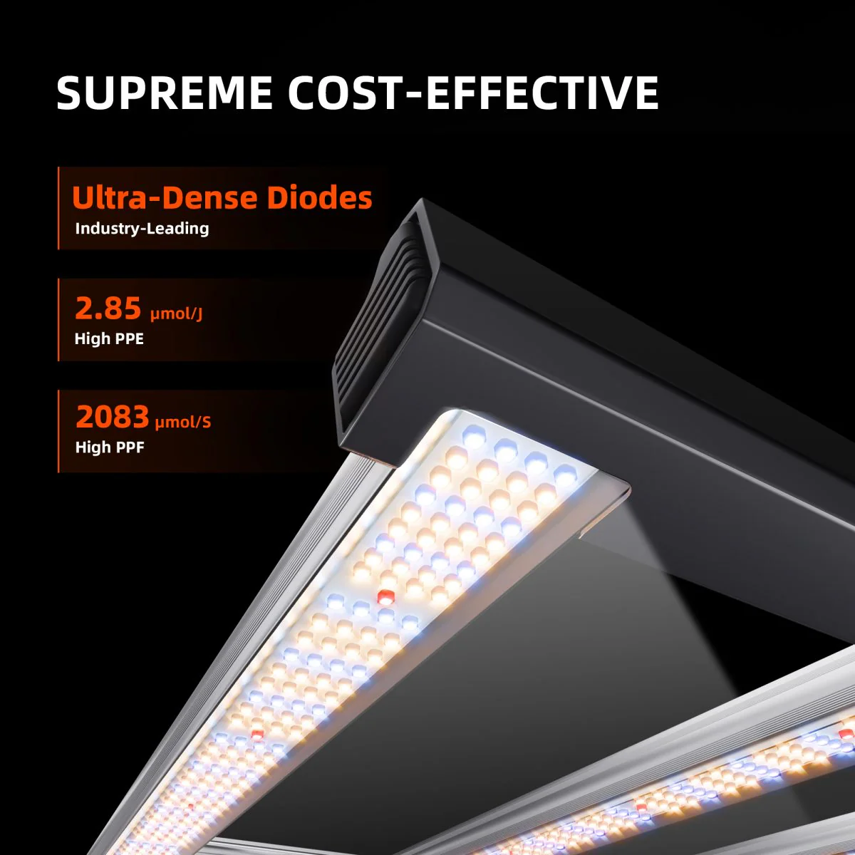 Spider Farmer G7000 730W WiFi & Bluetooth App-Controlled Dimmable Cost effective Full Spectrum High Yield LED Grow Light for 4X4 / 5X5FT Grow Tent - Image 4