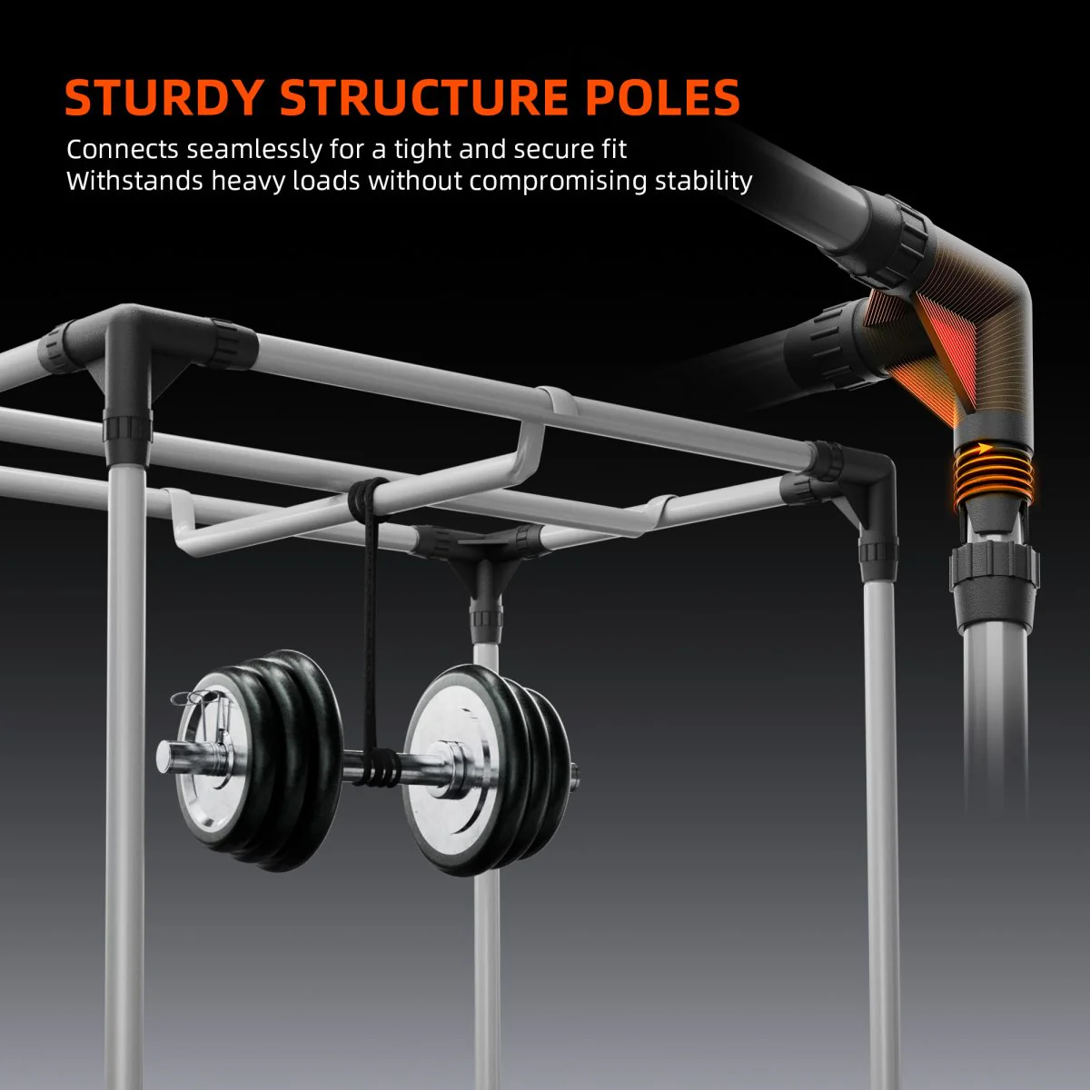 Spider Farmer 24″x24″x32″ 60cm x 60cm x 80cm Indoor Mini Grow Tent 2000D Oxford Cloth Hydroponics Plant Cloning Growing Seedling Vegetable - Image 4