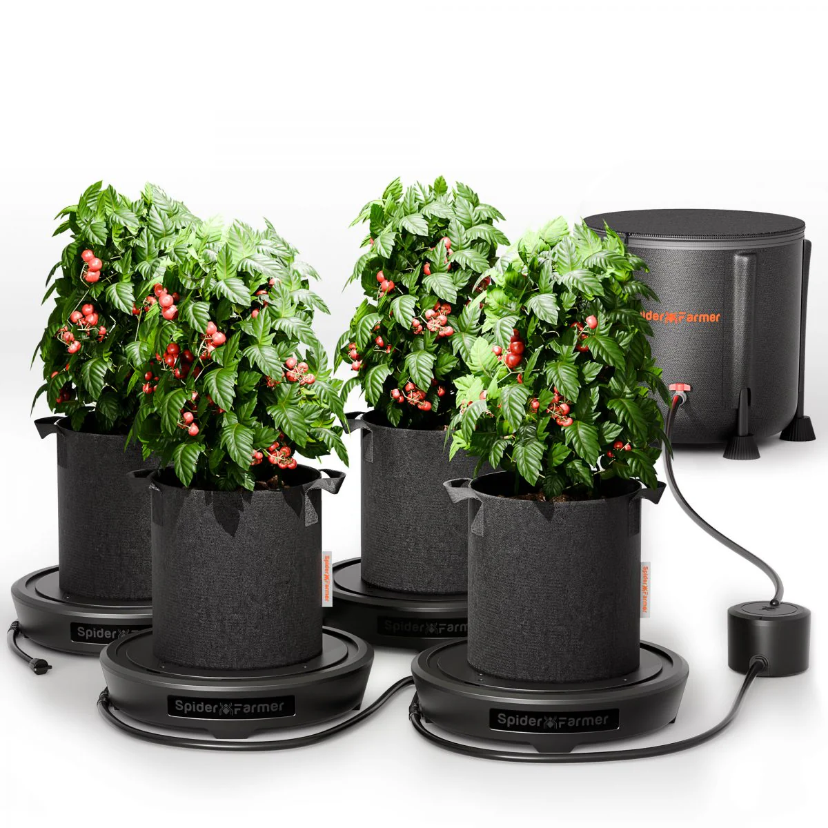 Spider Farmer 4-Pack Gravity-Fed Silent Self-Watering System Kits for Indoor Grow Tents & Greenhouses - Image 11