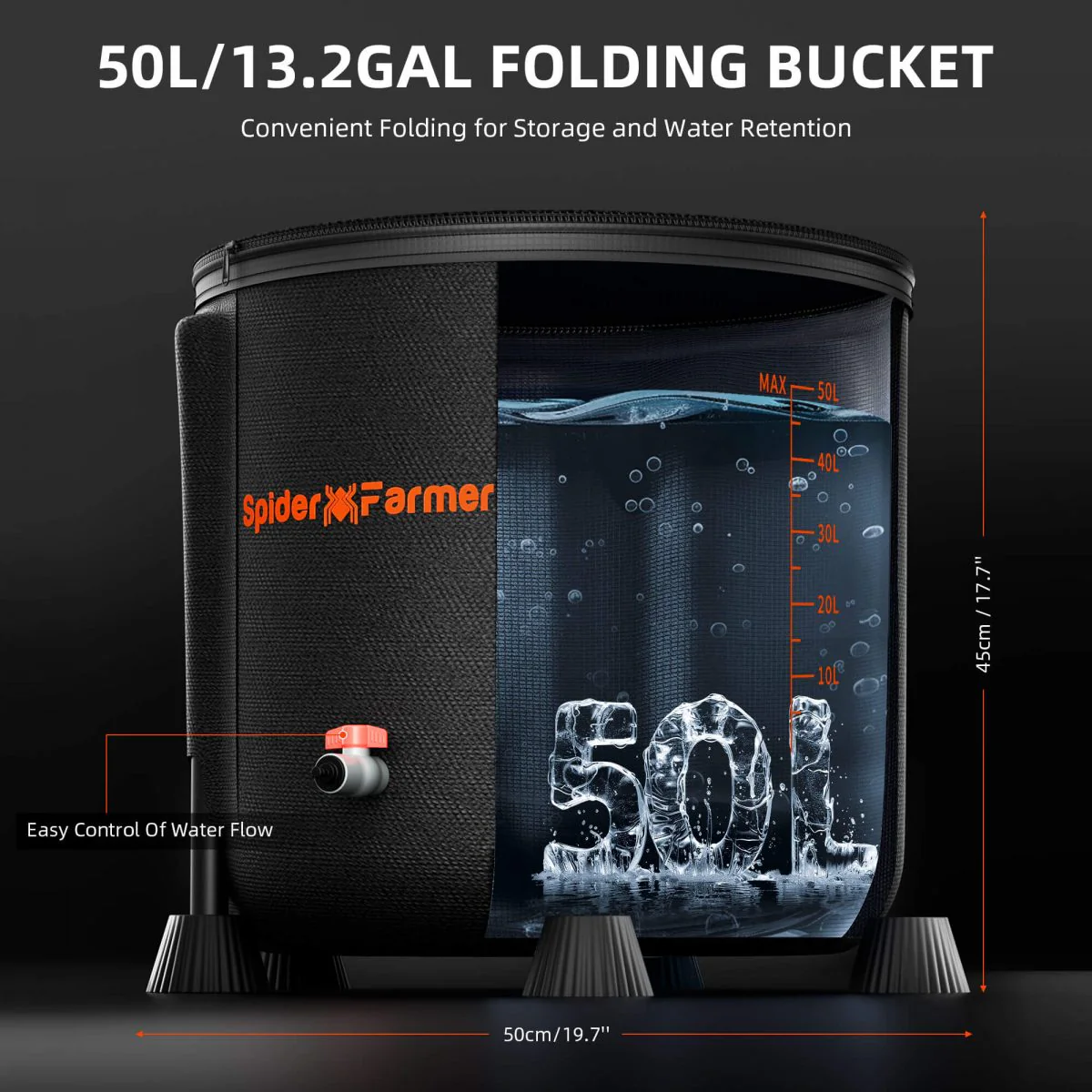 Spider Farmer 4-Pack Gravity-Fed Silent Self-Watering System Kits for Indoor Grow Tents & Greenhouses - Image 7