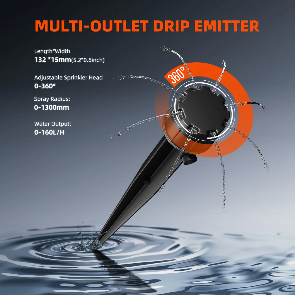 Spider Farmer Automatic Drip Irrigation System for Plants Water Pump with 8 Drip Emitters - Image 4