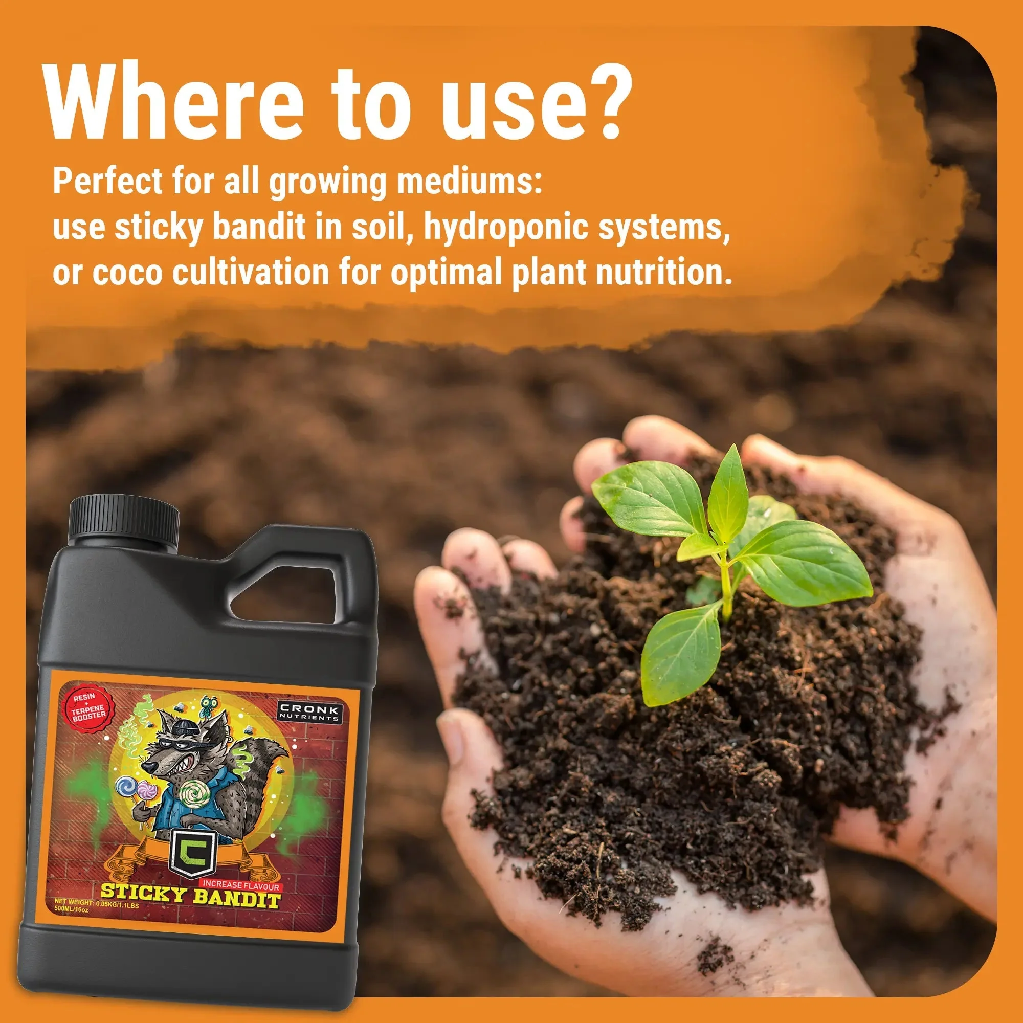 Cronk Nutrients Sticky Bandit - Classic, Autoflower & Organic Plant Nutrients - Image 5