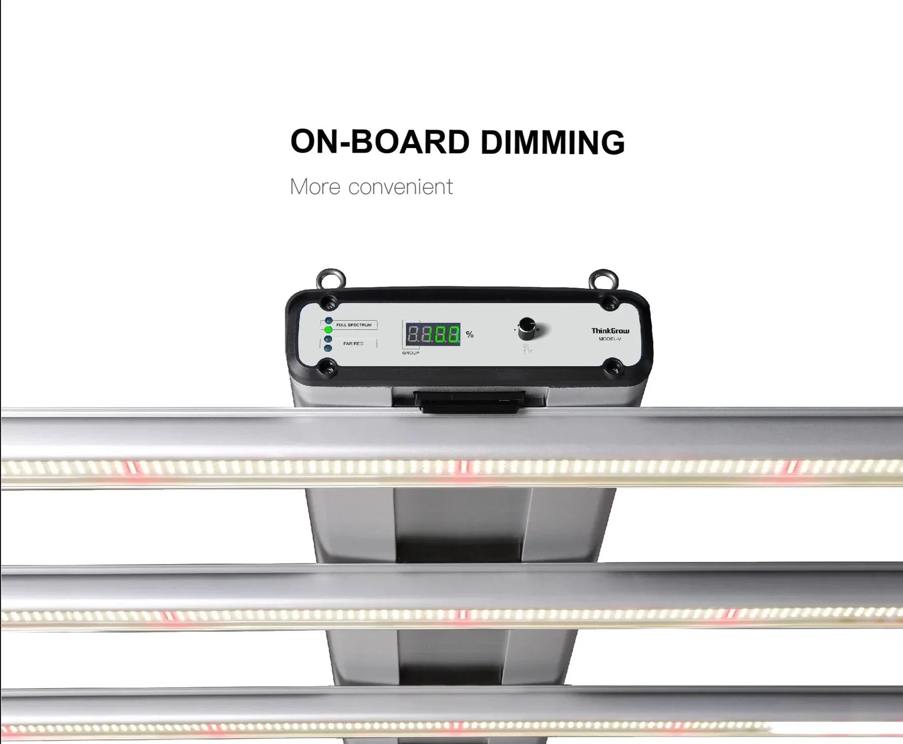 Think Grow Model-V 350 Watt Horticulture LED Grow Light - Image 3