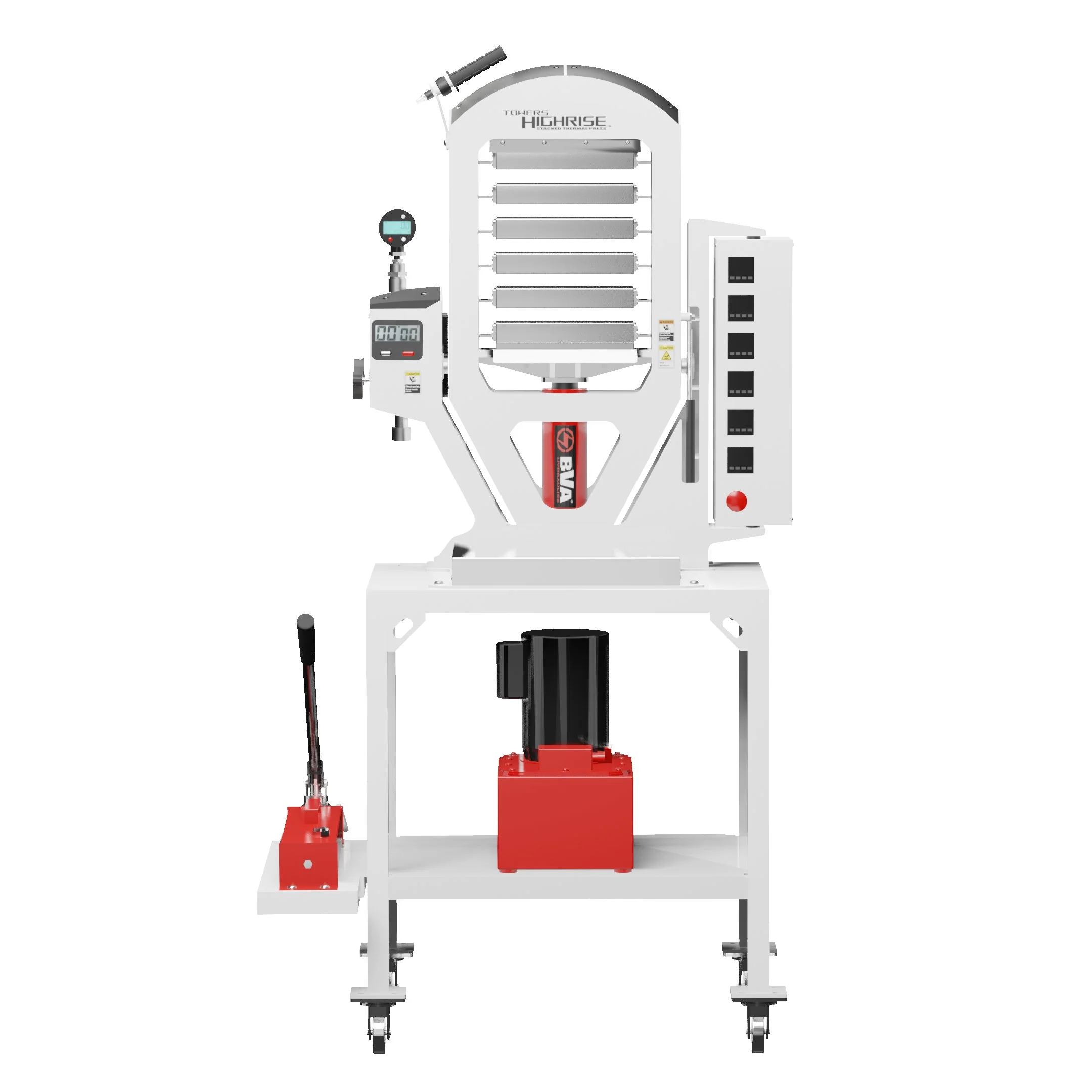 Towers Highrise 5 tier 25 Ton Stacked Rosin Press
