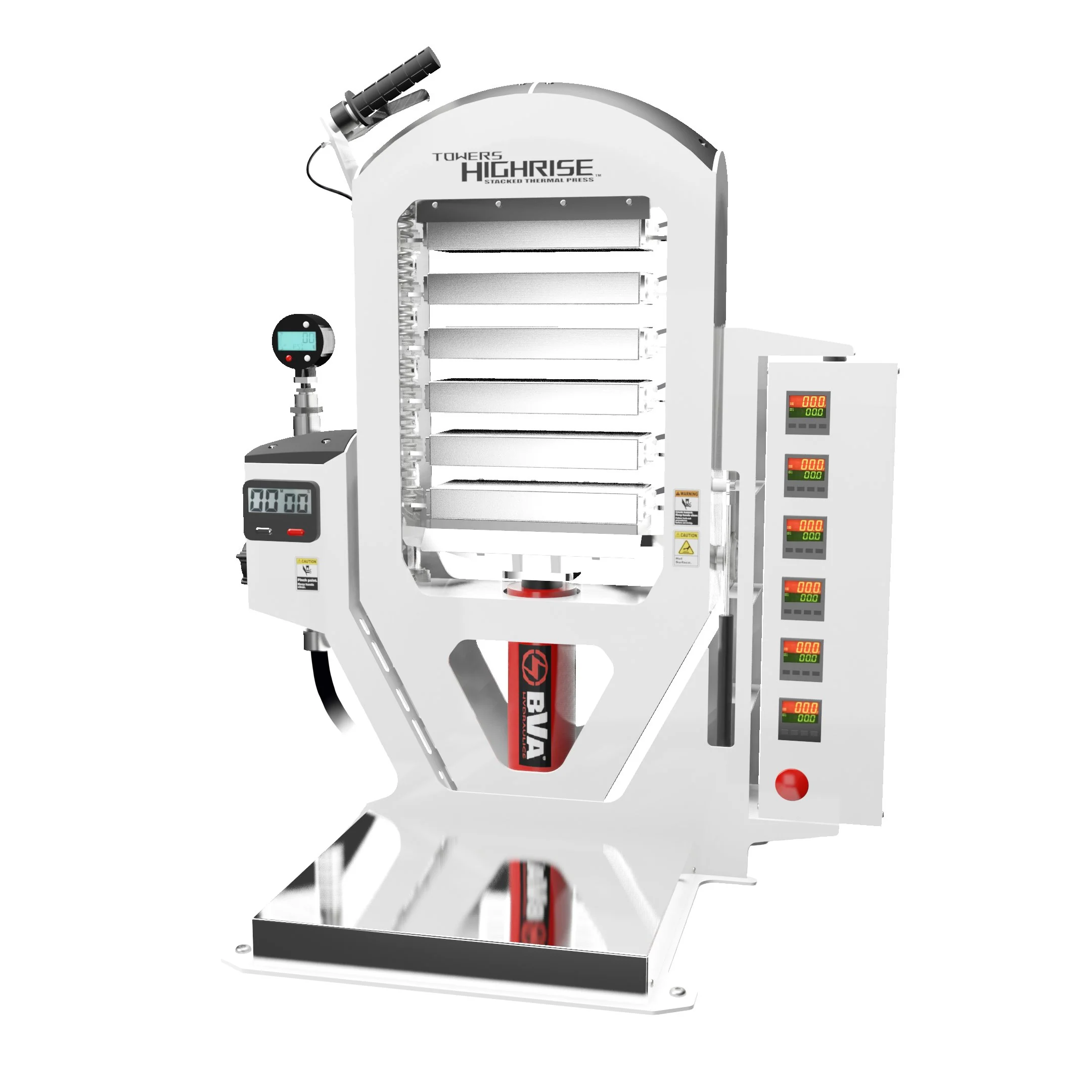 Towers Highrise 5 tier 25 Ton Stacked Rosin Press - Image 3