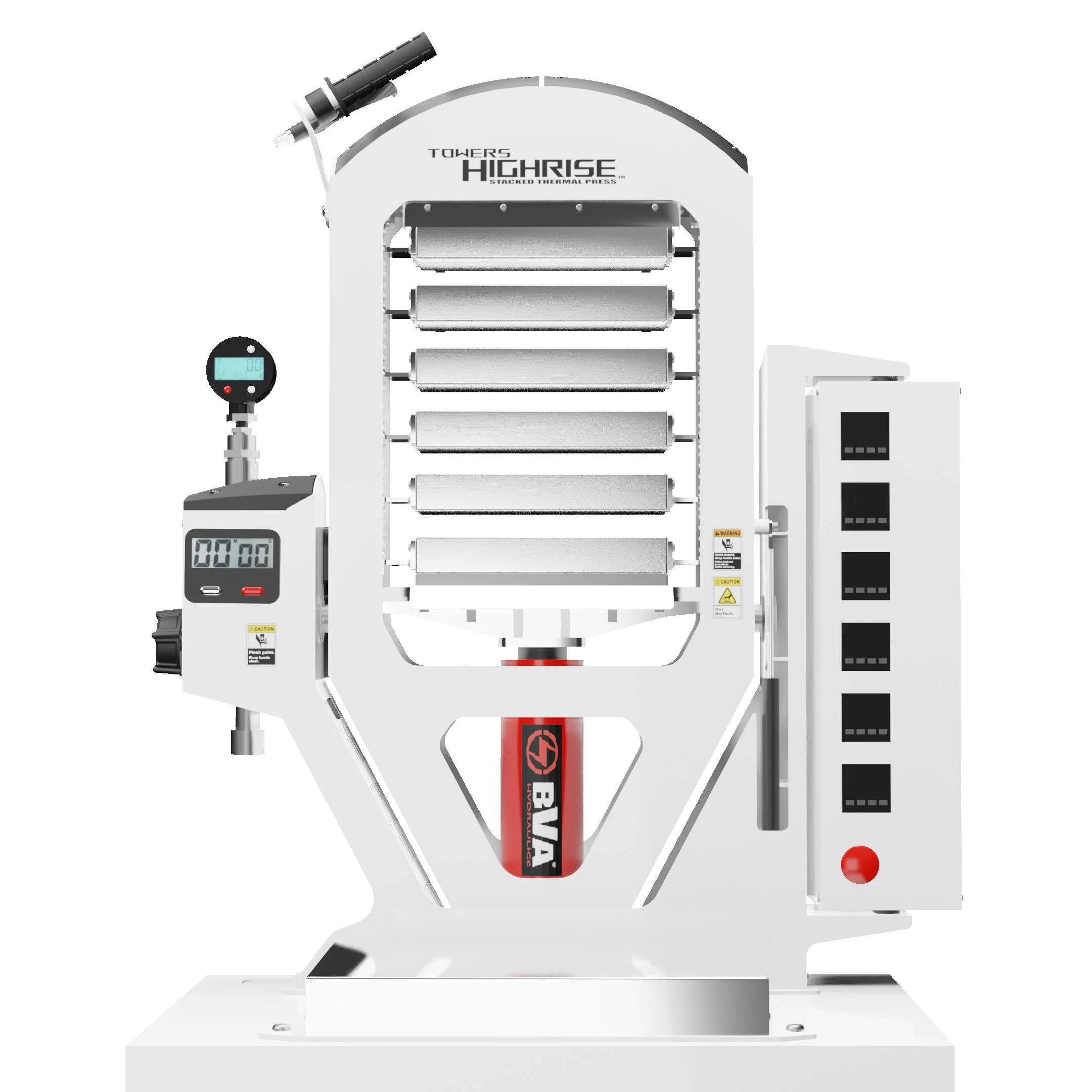 Towers Highrise 5 tier 25 Ton Stacked Rosin Press - Image 4