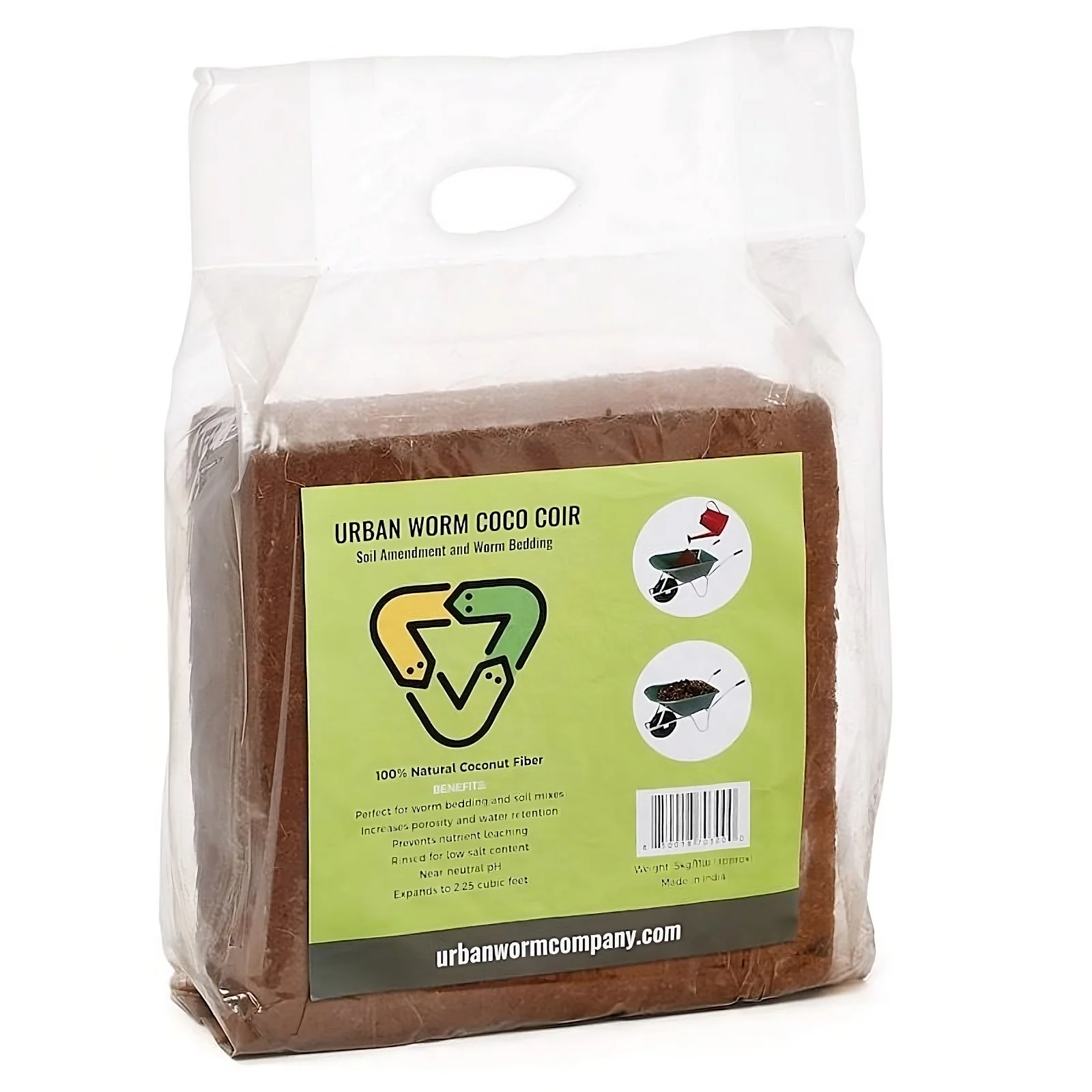Urban Worm Coco Coir - 5KG - Image 2