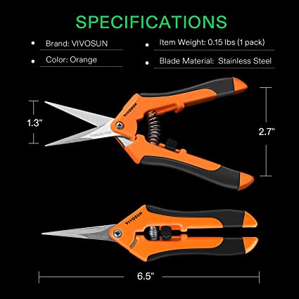 Vivosun Gardening Hand Pruner Pruning Shear - Image 4