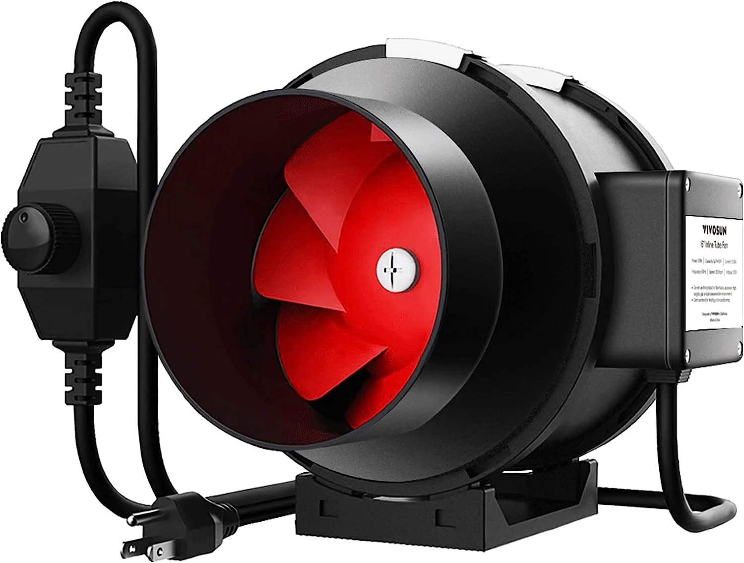 Vivosun Inline Duct Fan with Variable Speed Controller - Image 2