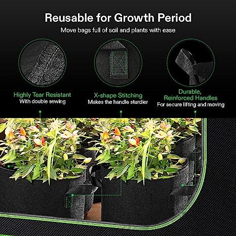 Vivosun Plant Grow Bags - Image 2