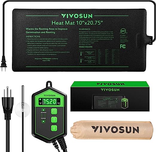 Vivosun  Seedling Heat Mat and Digital Thermostat Combo Set Met Standard - Image 3
